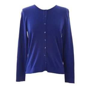 NWOT August Silk Long Sleeve Silk Blend Cardigan